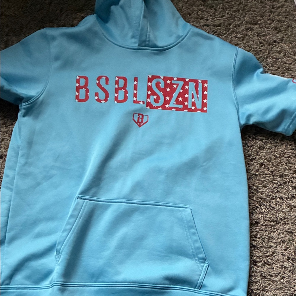 BSBLSZN Kids Blue Hoodie